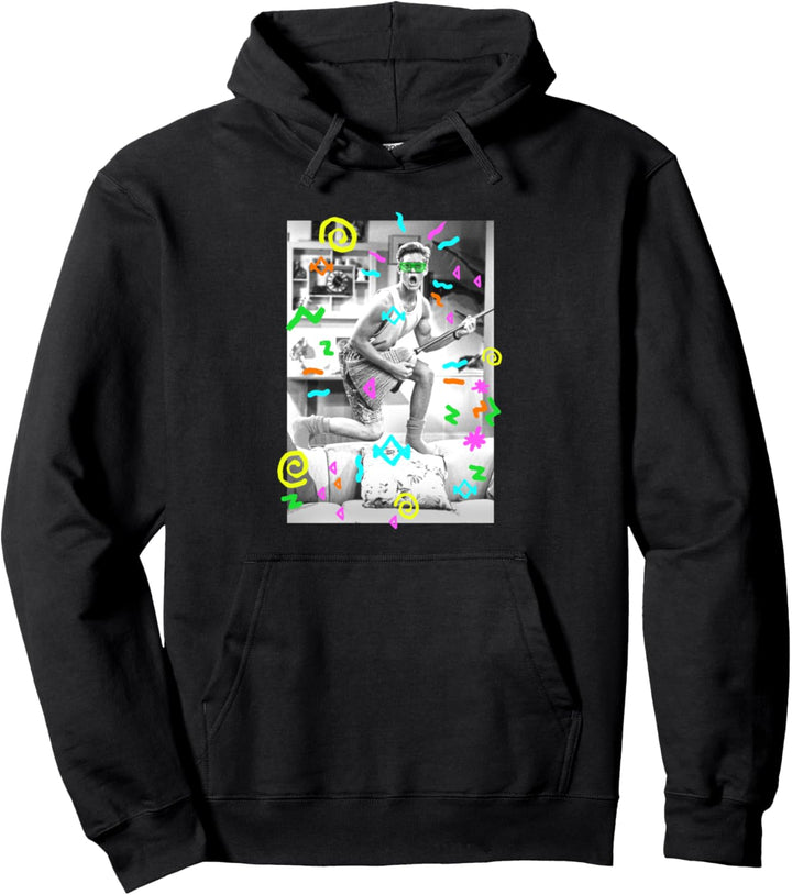 Saved By The Bell Zack Air Gitarre Pullover Hoodie