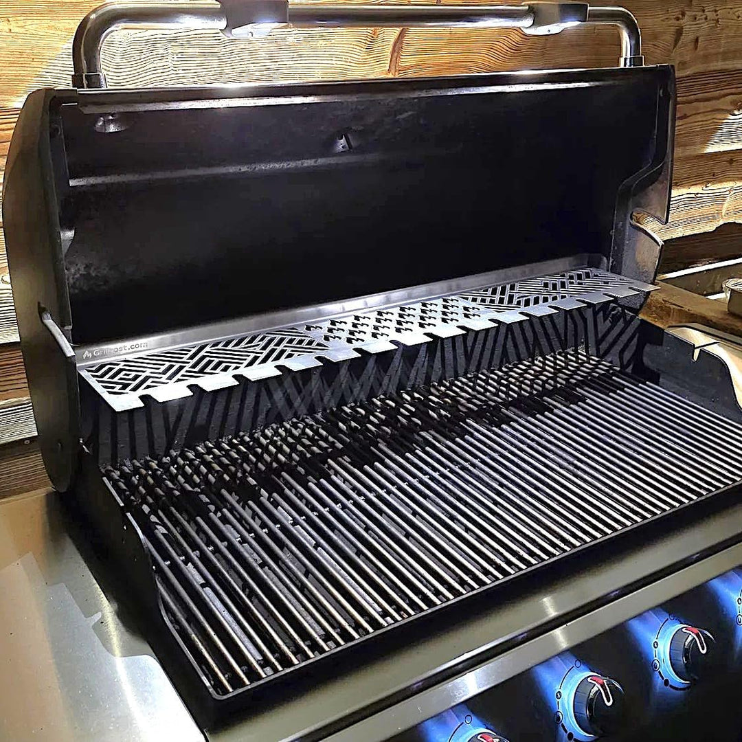 Grillrost.com Das Original Edelstahl Warmhalterost Multi-Station - passend für Weber Genesis 2 600er