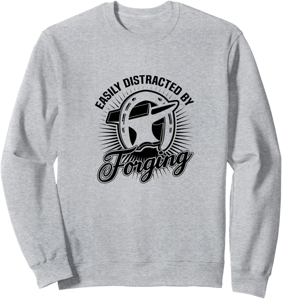 Pferdehufe Hufschmied von Pferden abgelenkt Sweatshirt