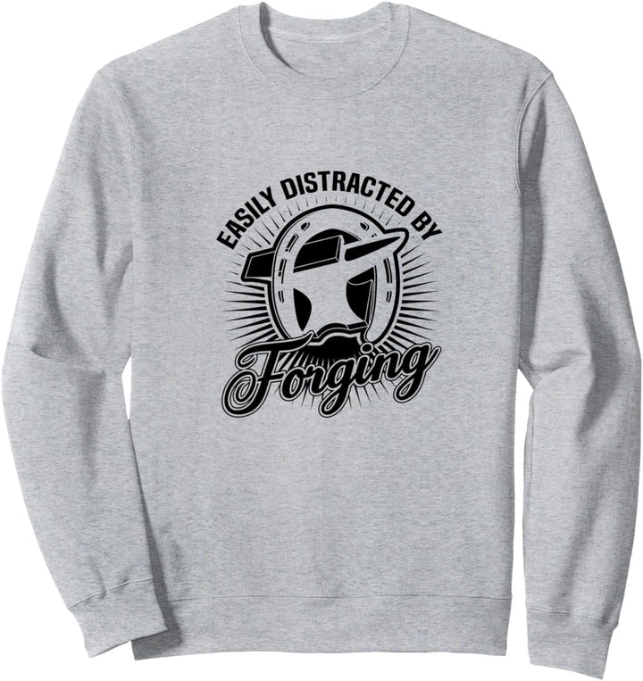 Pferdehufe Hufschmied von Pferden abgelenkt Sweatshirt