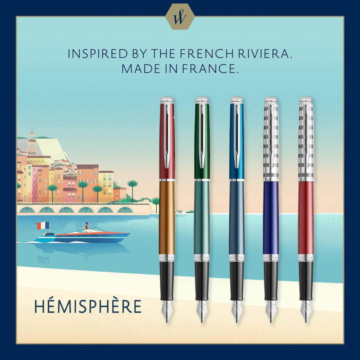 Waterman Hémisphère Füller | Hemisphere French Riviera Collection | Côte d'Azur | Füllfederhalter mi