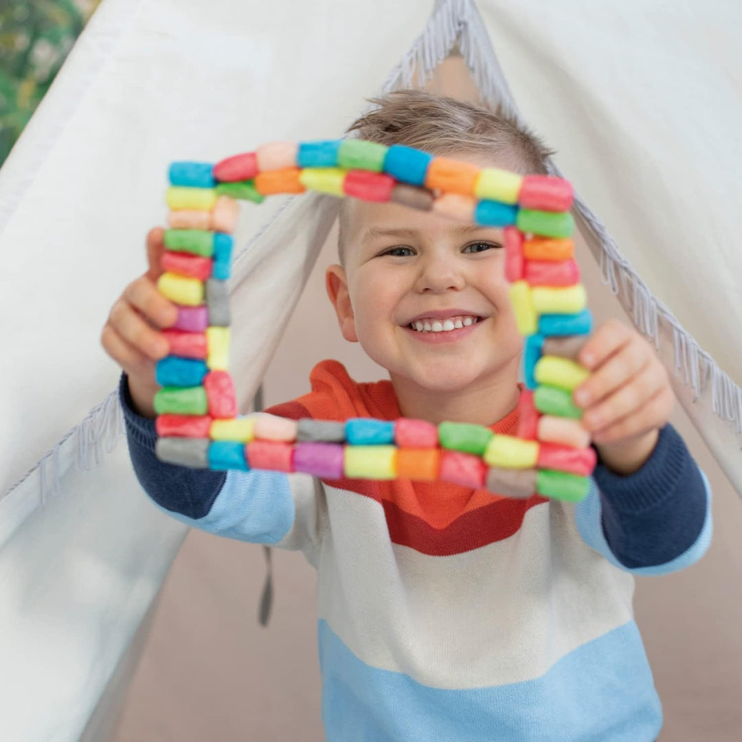 PlayMais BASIC Large Bastel-Set für Kinder ab 3 Jahren | Über 700 Stück zum Basteln | Natürliches Sp