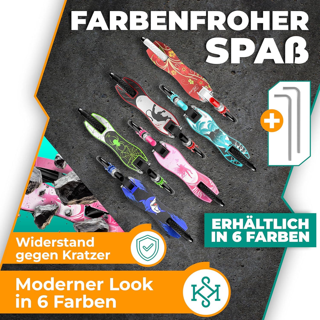 KESSER® Scooter Roller Kinderroller Cityroller Tretroller Kickroller klappbar höhenverstellbar, Kick