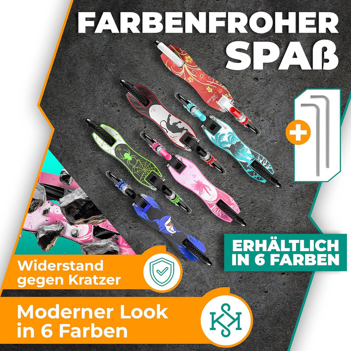 KESSER® Scooter Roller Kinderroller Cityroller Tretroller Kickroller klappbar höhenverstellbar, Kick