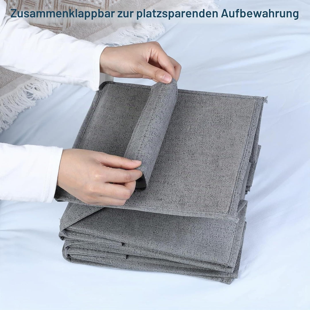 AiQInu Hängeregal Kleiderschrank,Hängeaufbewahrung Schrank Organizer mit 5 Fächern,Faltbar Platzspar