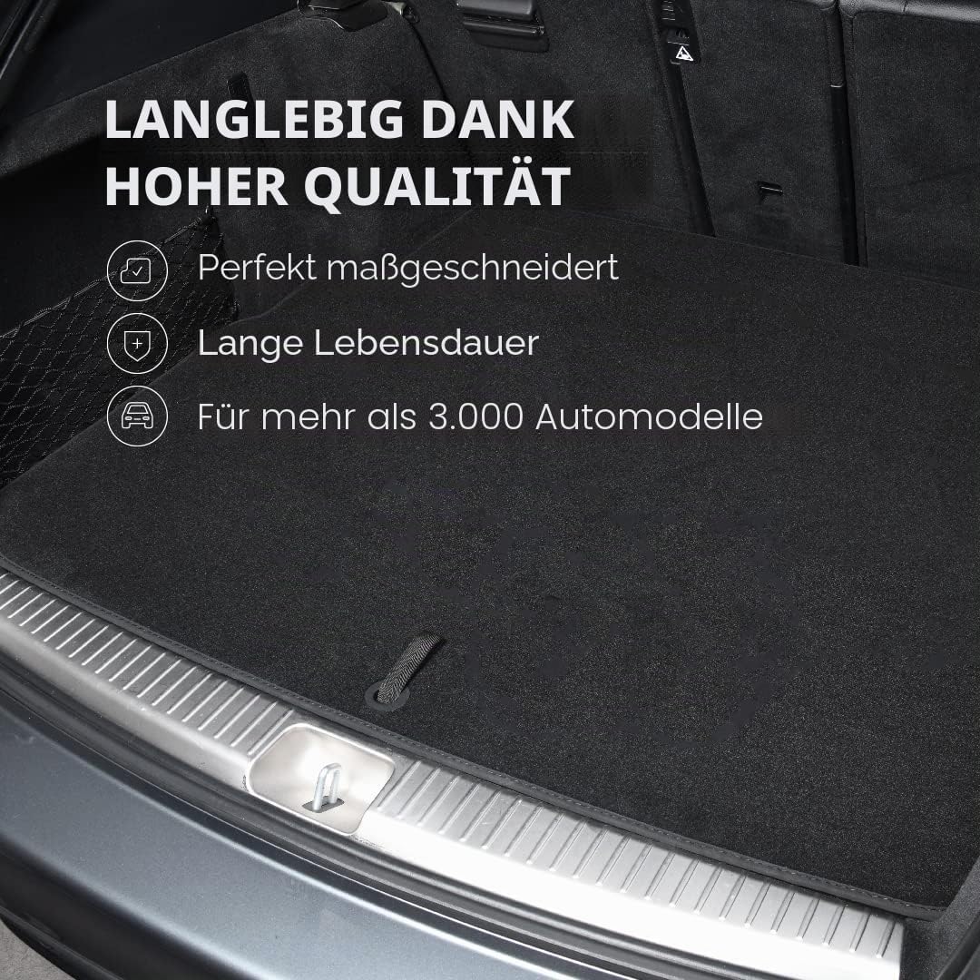 Kofferraummatte passend für Opel Corsa D 2006-2014 Passend zur Ausführung: Nur passend für Modelle m