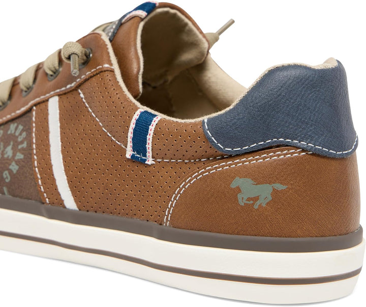 MUSTANG Herren 4072-308 Slip On Sneaker 41 EU Cognac, 41 EU Cognac