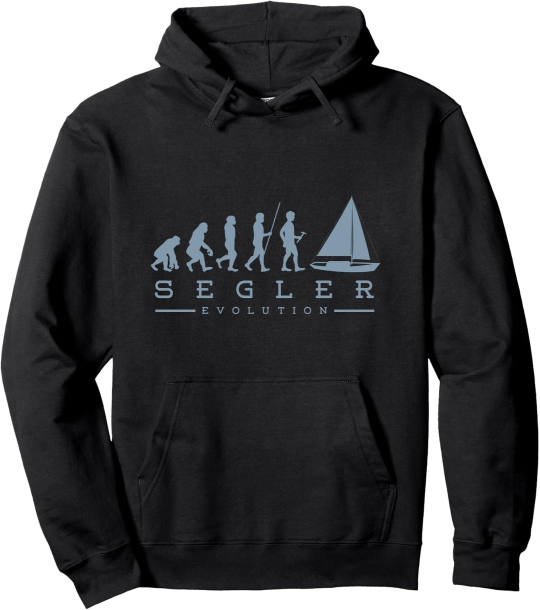 Segler Evolution Segeln Segel Boot Windsegeln Geschenk Pullover Hoodie
