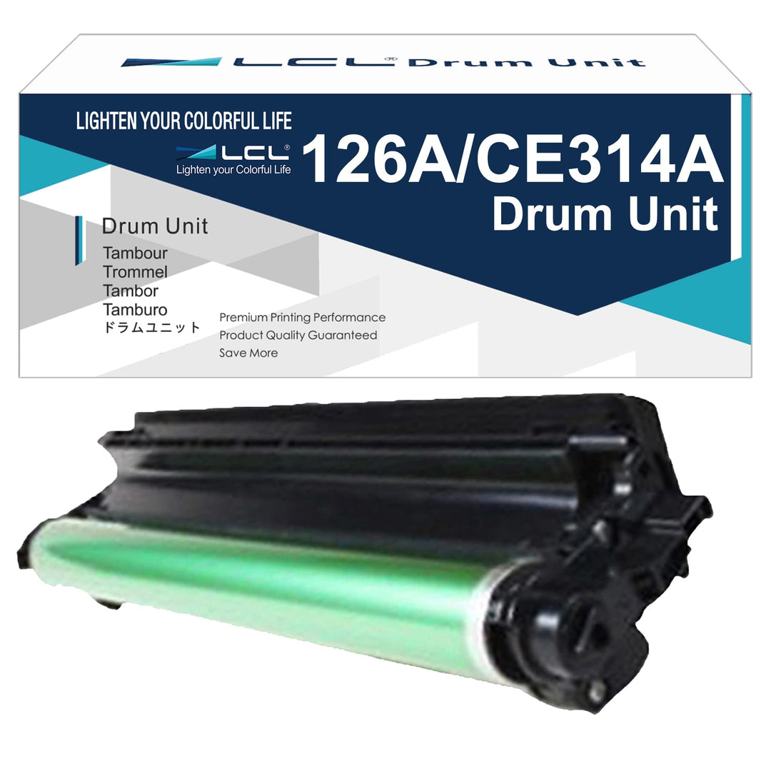 LCL 126A CE314A CRG029 CRG-029 (1-Stück Schwarz) Trommel kompatibel für HP LaserJet Pro CP1020 CP102
