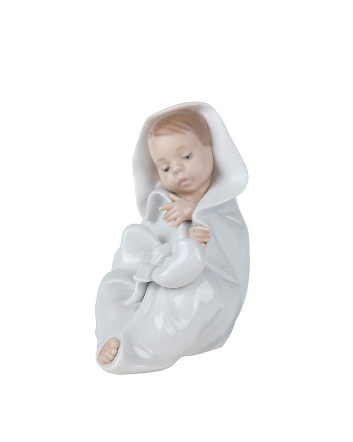 NAO Porcelain by Lladro All Bundled UP (Baby Wrapped IN Blanket) 2001340