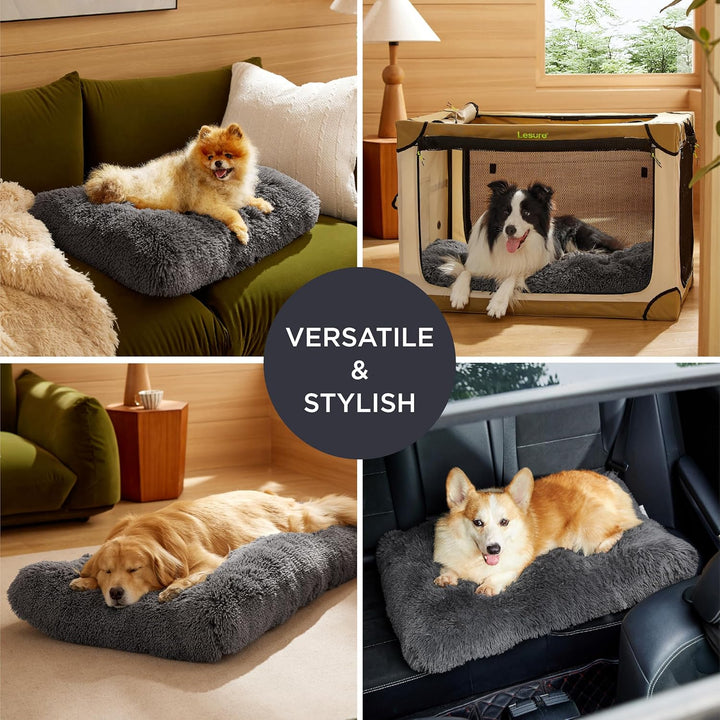 BEDSURE Flauschiges Hundebett Grosse Hunde - 89x58x8 cm Hundebett waschbar für grosse Hunde, rutschf