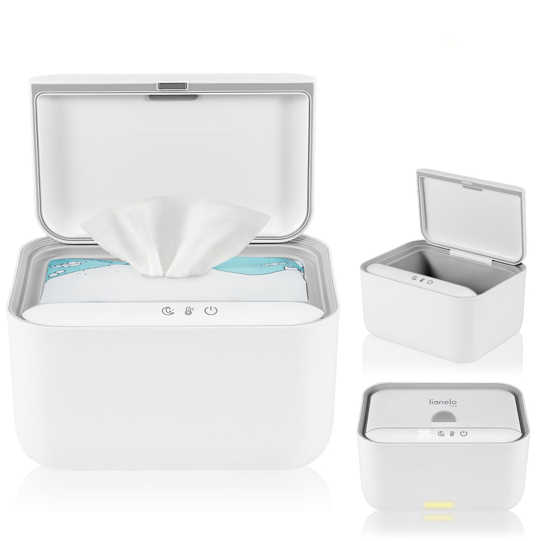 Lionelo BABYBLISS 20W Wärmegerät für Feuchttücher und kleine Handtücher 20 W für Babys, eingebautes