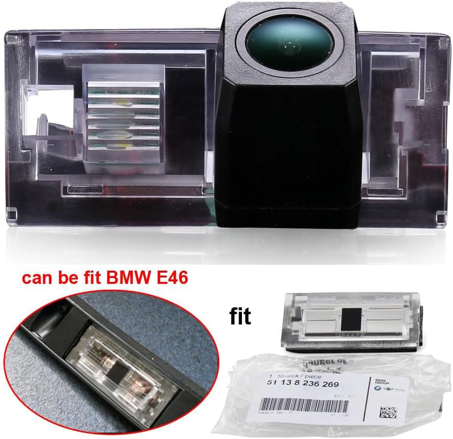 Wasserdichte Nachtsicht 170 ° Weitwinkel HD Rückfahrkamera für BMW 3er E46 Coupe Touring Limo Compac