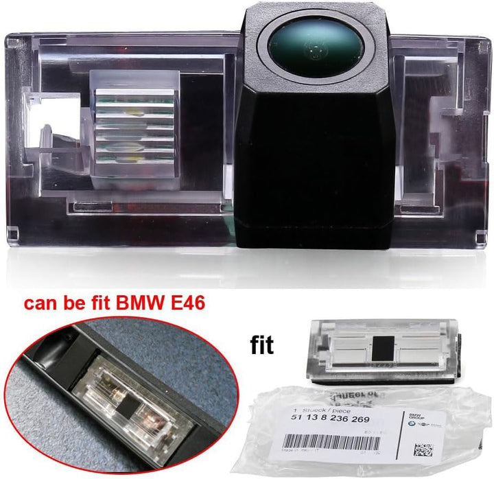 Wasserdichte Nachtsicht 170 ° Weitwinkel HD Rückfahrkamera für BMW 3er E46 Coupe Touring Limo Compac