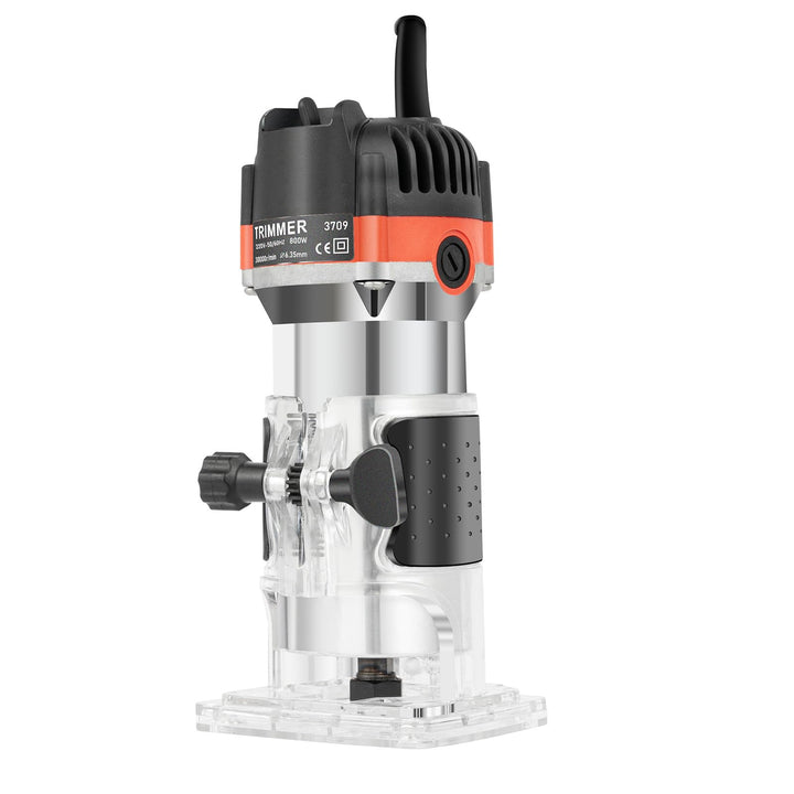 Elektrischer Oberfräse,220V Kantenfräse Einhandfräse Professional Holzfräse Handfräse,mit Transparen