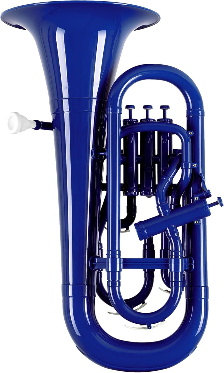Classic Cantabile MardiBrass Kunststoff Bb-Euphonium - 4 Aluminium-Ventile - nur 2,2 kg leicht - ink