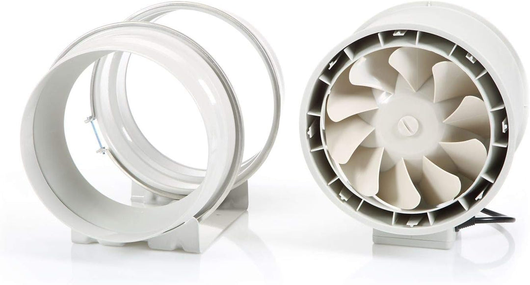 STERR Rohrventilator DFA200 Kanalventilator 200 mm / 8'' - Industrieventilator Niedriger Energieverb