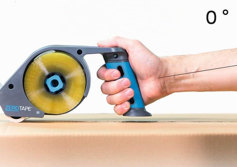 ZeroTape® FIRST Packband Handabroller mit maximalen Komfort - innovativer Paketbandabroller für das