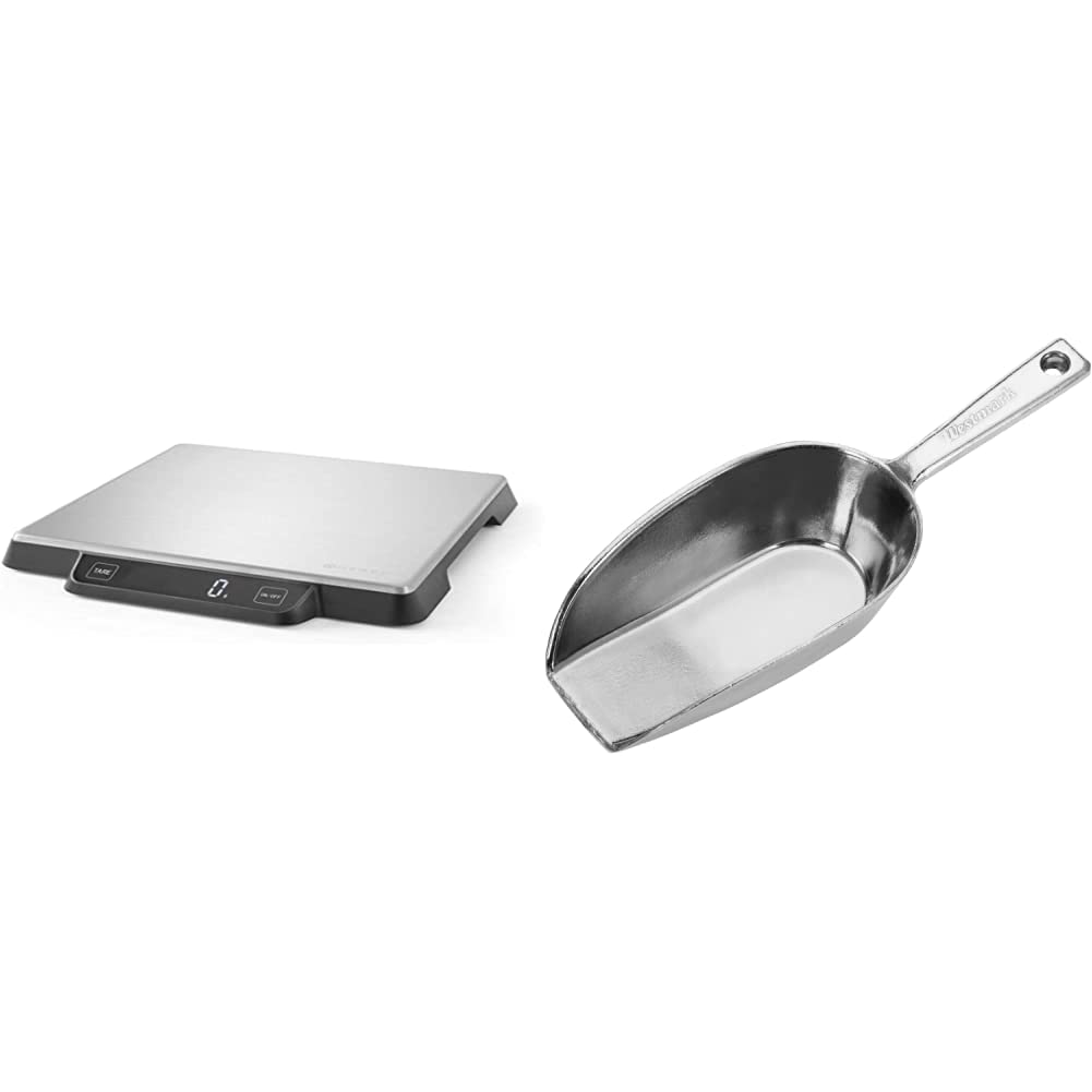HENDI 580233 Digitale Küchenwaage, Haushaltwaage, für max 15kg & Westmark Abwiege-/Abfüll-/Futter-/S