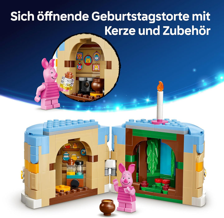 LEGO | Disney Ferkels Geburtstagsspass - Spielzeug mit niedlicher Tierfigur, Geburtstagskuchen & Sam
