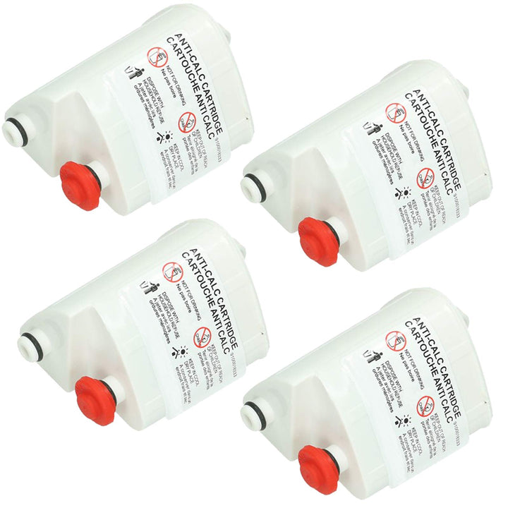 SPARES2GO Anti-Kalk-Filterkartuschen kompatibel mit Rowenta Dampfbügeleisen (4 Stück)