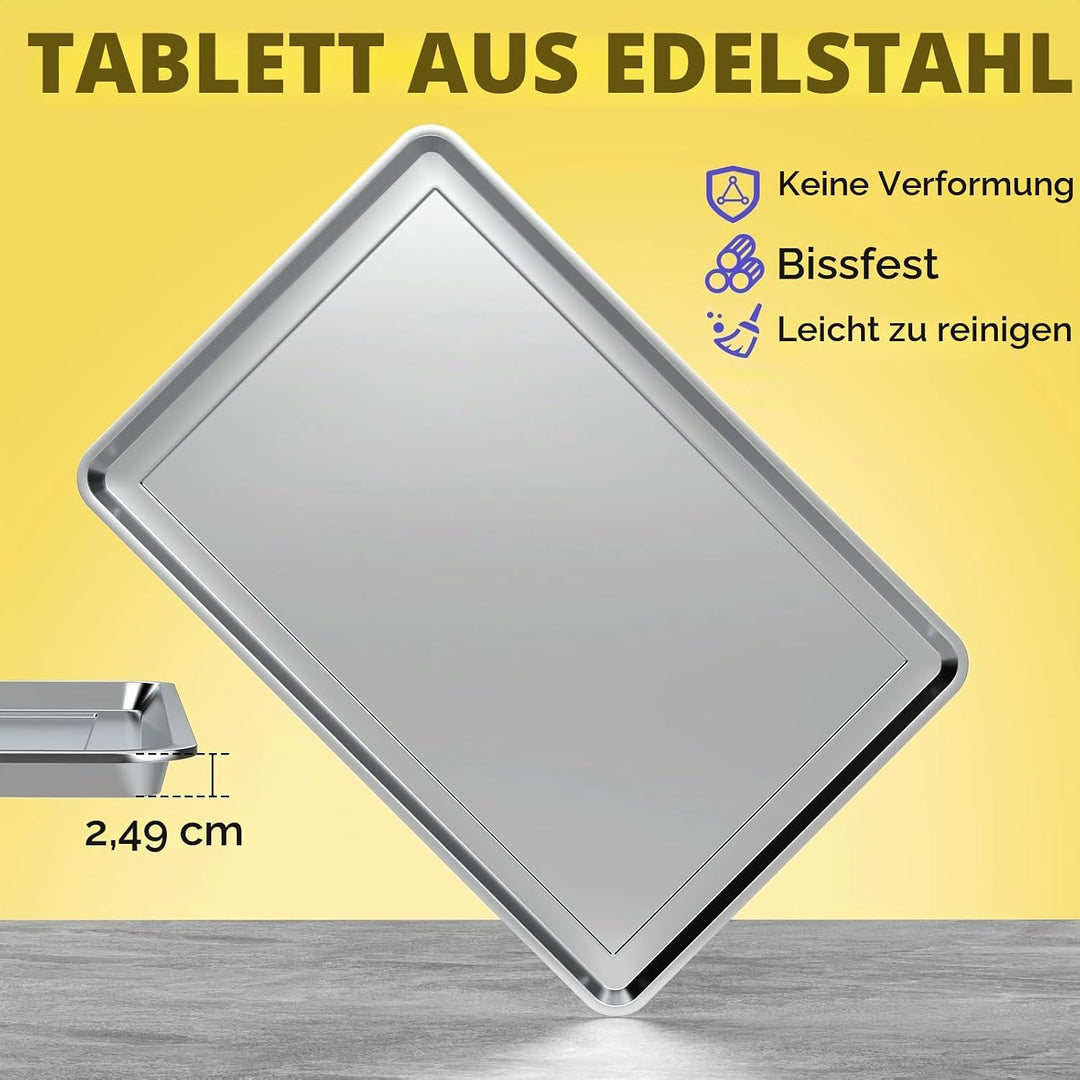 Grosse Hundetoilette Grasmatte mit Tablett, 90 x 60 cm Edelstahl Hundeklo mit 2 Wiederverwendbaren K
