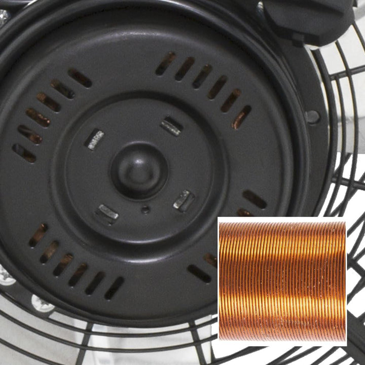 TROTEC Bodenventilator TVM 20 D – 120 Watt, Neigungswinkel 360°, 3 Stufen, Ø 50 cm, kippfester Stand
