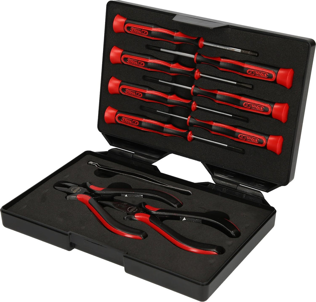 KS Tools 500.7180 Feinmechanik-Werkzeug-Satz, 10-tlg.