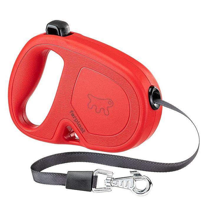 Ferplast Hundeleine Flippy ONE, Rollleine kleine Hunde bis 15 kg. Ausziehbares Gurtband max. 4 m. Ei