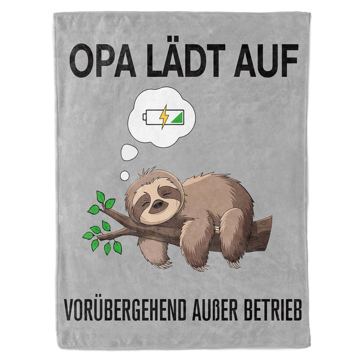 Opa Geschenk Geburtstag, Flauschige Decke Geschenke für Opa, Kuscheldecke Geburtstagsgeschenk zum Va