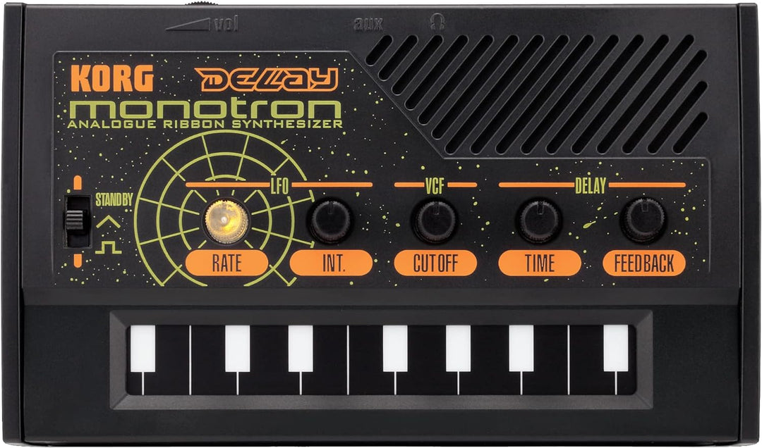 Korg DKO Monotron-Verzögerungs-Miniatur-Synthesizer Schwarz Monotron Delay Analogue Ribbon Synthesis