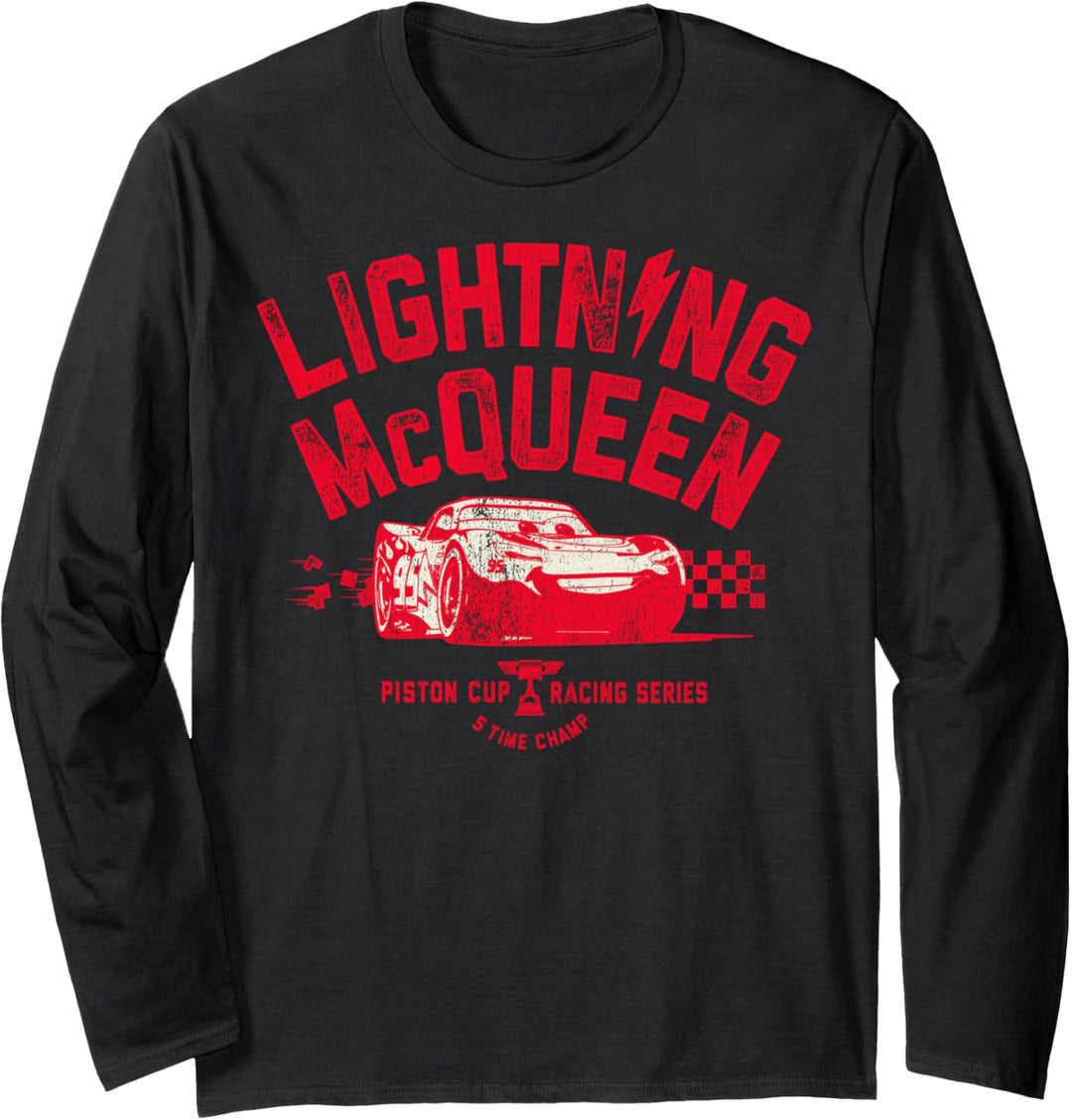 Disney Pixar Cars 3 Lightning McQueen Kapuzensweatshirt Langarmshirt