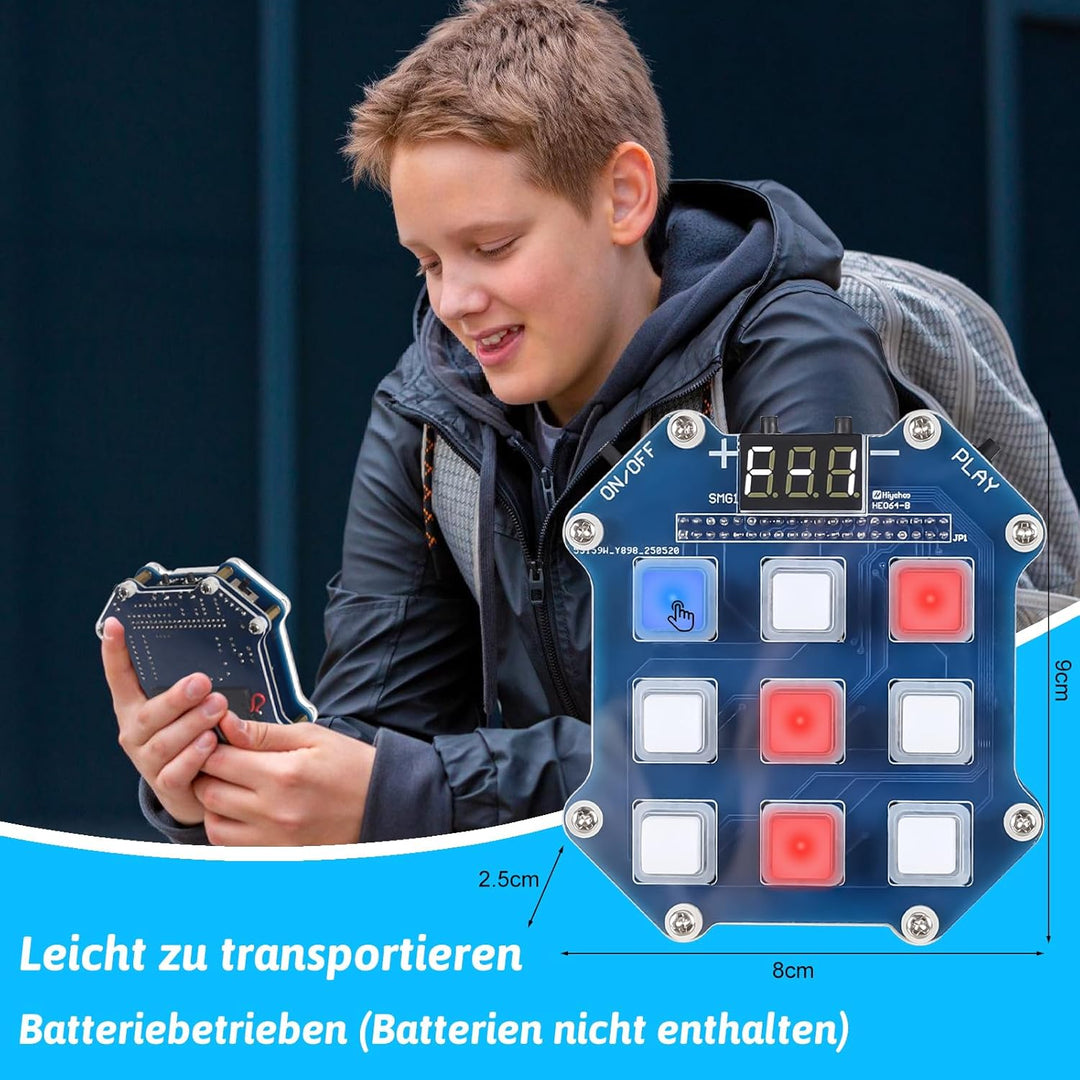 DIY Lötbausatz, 3-in-1 Elektronik Bausätze Mint Elektron Lötprojekt für Studierende und Hobbyelektro