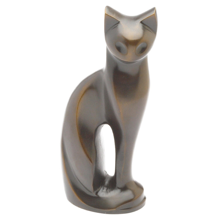 Urns UK Gedenkurne Katze 24,1 cm Bronze antik, Bronze