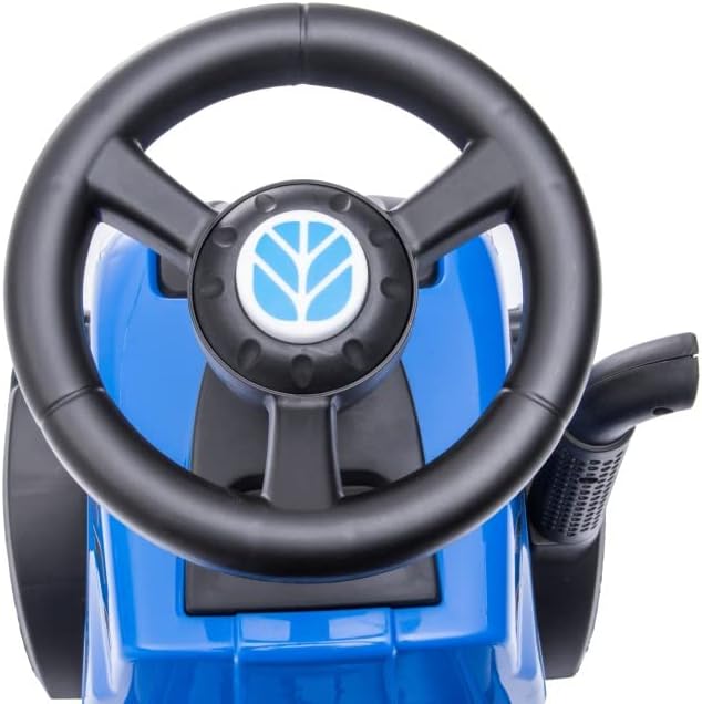 Kinder Rutschauto Rutschfahrzeug New Holland Traktor mit Anhänger Rutscherfahrzeug Kinderauto Kinder
