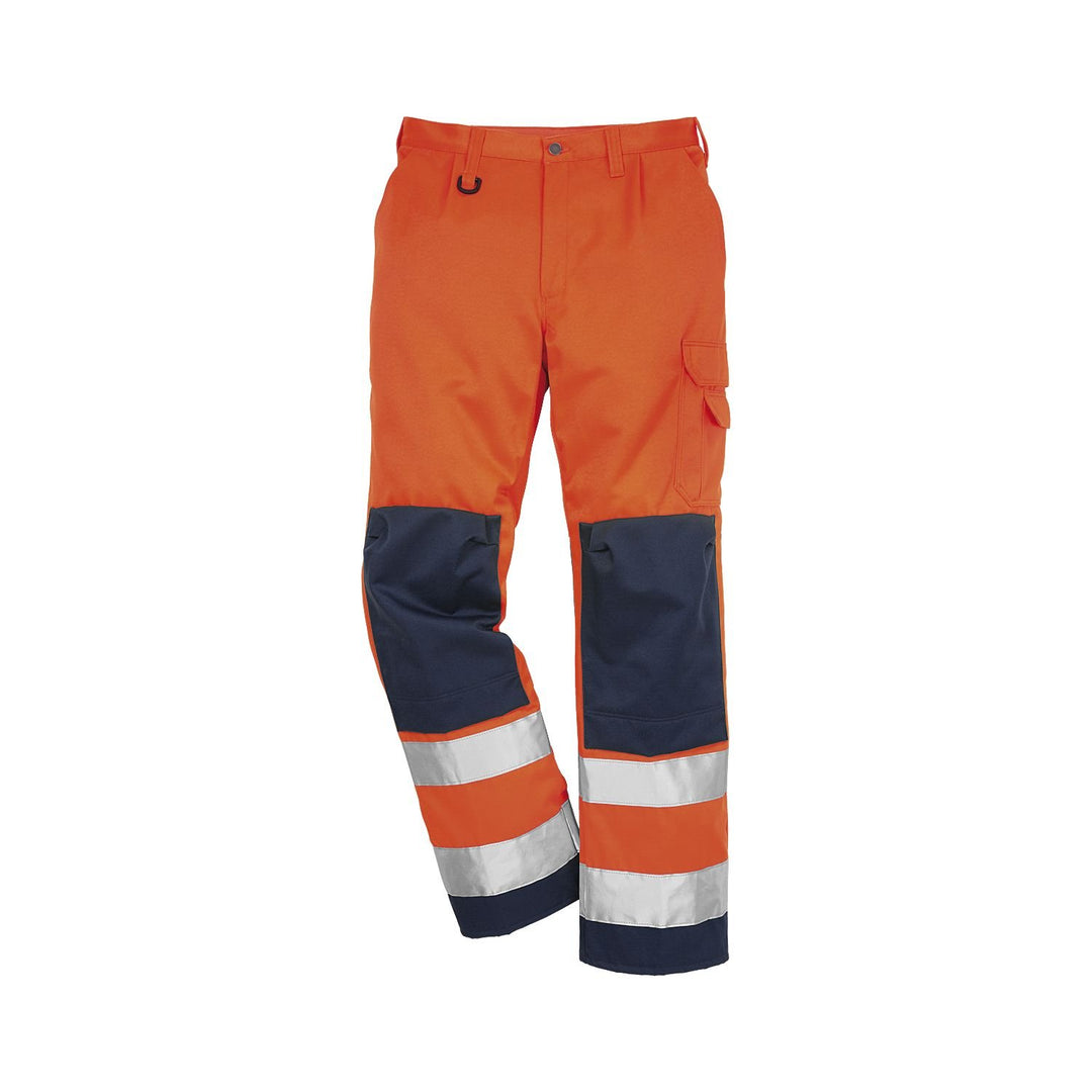 Fristads Kansas Warnschutz-Bundhose HI-VIS | Grösse: 48 | Orange/Marine, 48