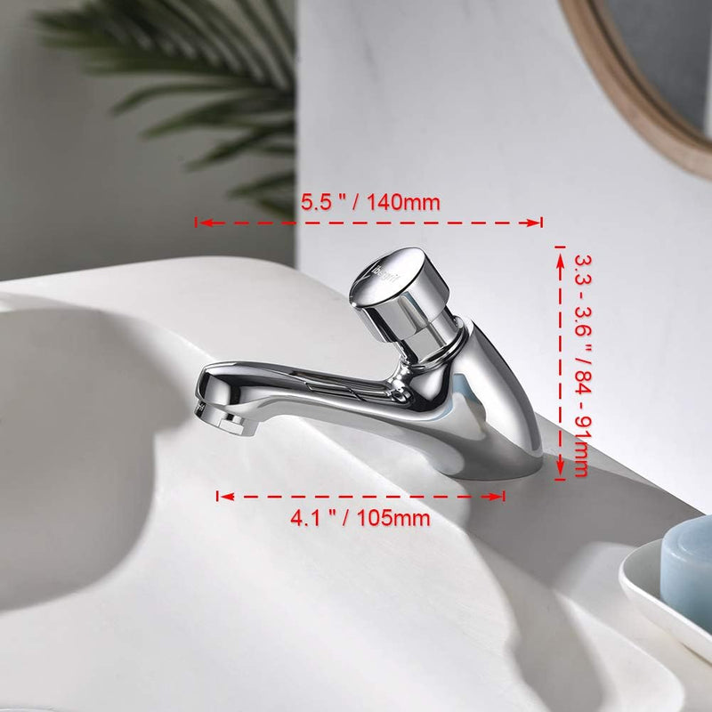 Ibergrif M21901 - Time Waschtischmischer, Einhand Bad Wasserhahn, Chrom, Silber, Bad Wasserhahn