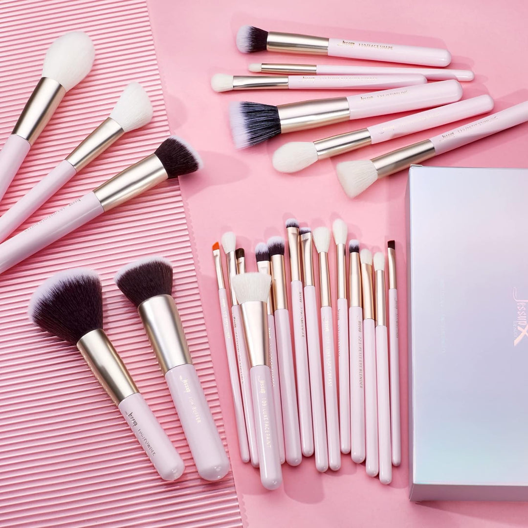 Jessup Pinselset Makeup Pinsel Make Up Pinsel Set 25 Stk Kosmetik Schmink Pinsel Augenpinsel Gesicht