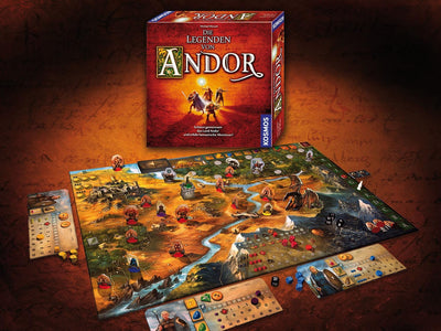 Kosmos 691745 - Die Legenden von Andor, Das Grundspiel, Kennerspiel des Jahres 2013, kooperatives Fa