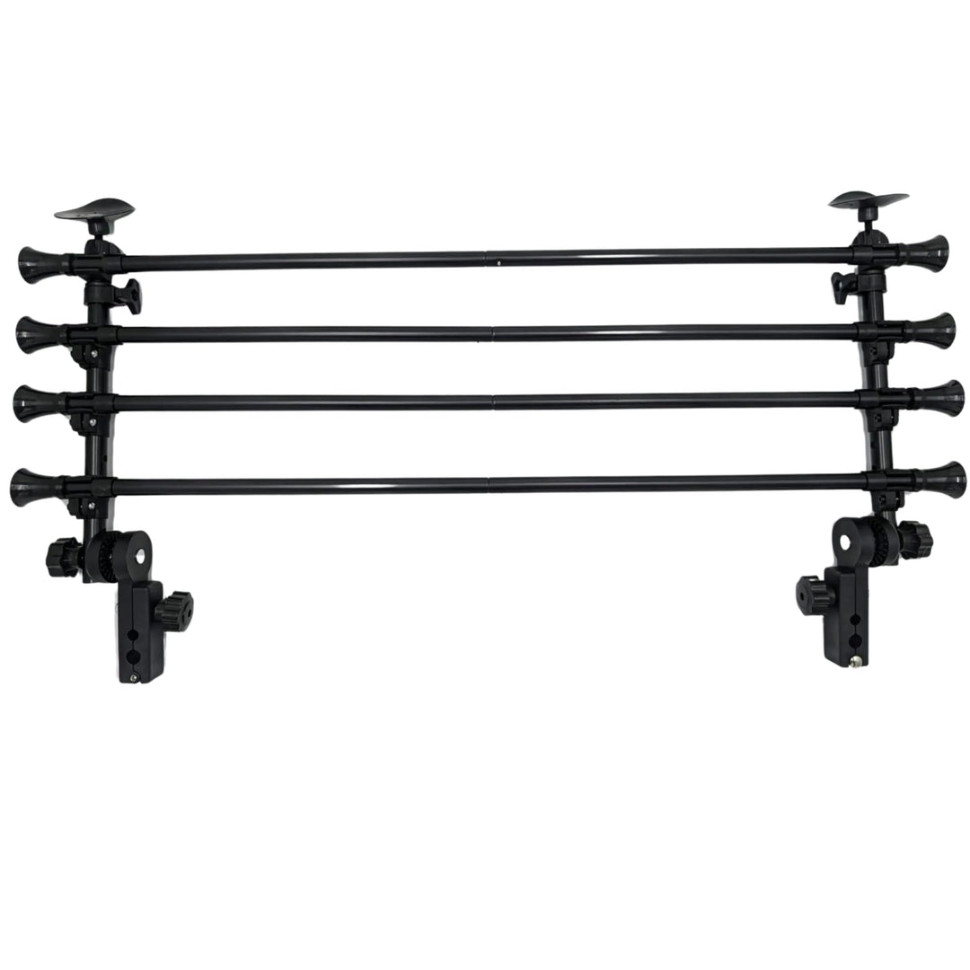 Speedwellstar Hundeschutzgitter Auto Kofferraum Universal Verstellbar - Schwerlast Metall Haustier B