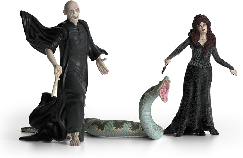 schleich 42684 Lord Voldemort, Nagini & Bellatrix Lestrange, ab 6 Jahren, HARRY POTTER - Spielfigur,