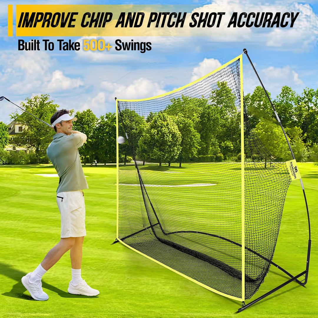 PodiuMax Golfschlägernetz, 3 x 2,1 m, Driving Range für Garten und Innenbereich, auch geeignet für F