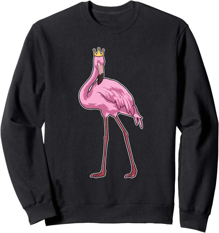 Flamingo Königin Krone Sweatshirt