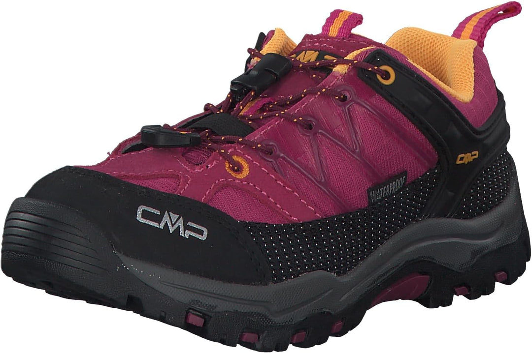 CMP Unisex Kinder Rigel Low Shoes Kids Wp Trekking-Schuhe 25 EU Pink Orange Bouganville Goji, 25 EU
