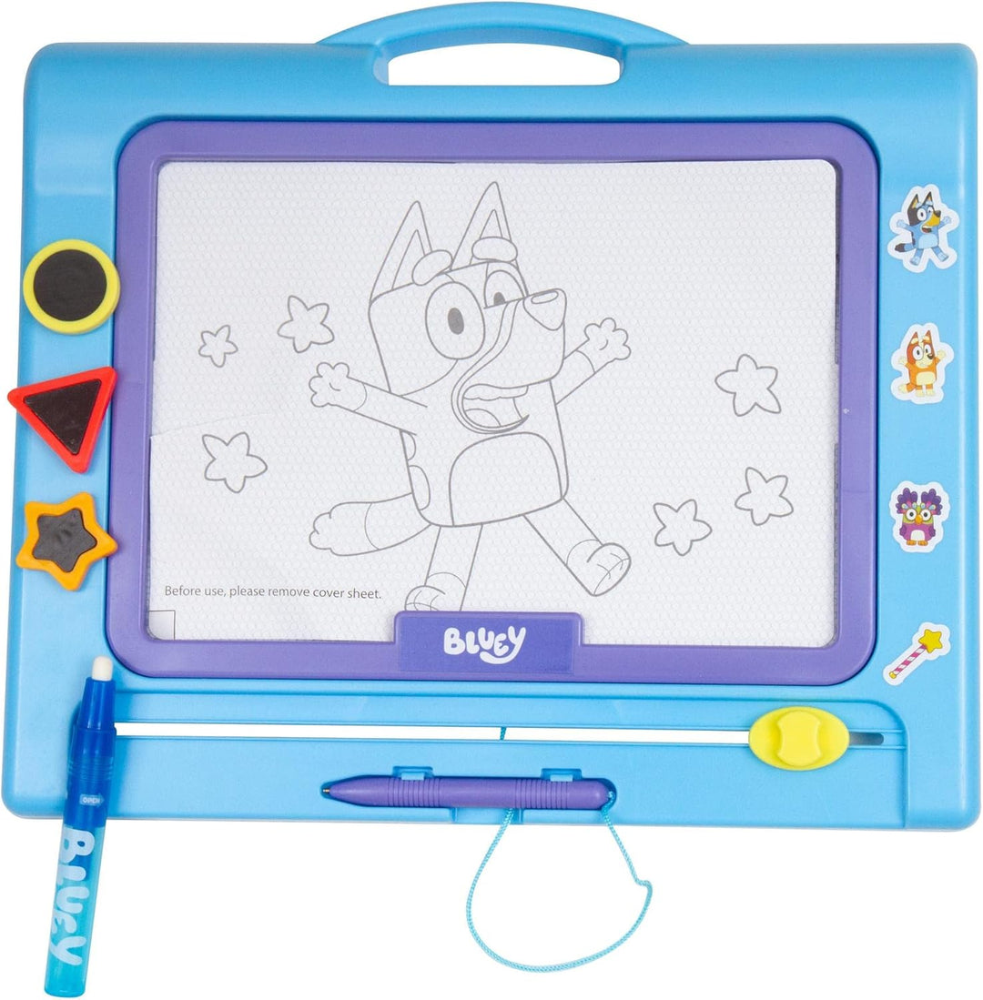 Giochi Preziosi - Bluey Giant Magnettafel zum Zeichnen von Lieblingscharakteren der Serie, inklusive
