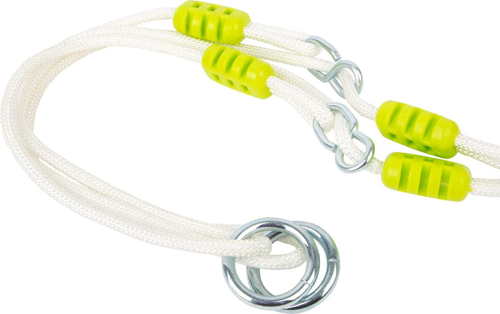 small foot Babyschaukel Komfort aus Holz und Stoff, mit längenverstellbaren Seilen, für Draussen & D