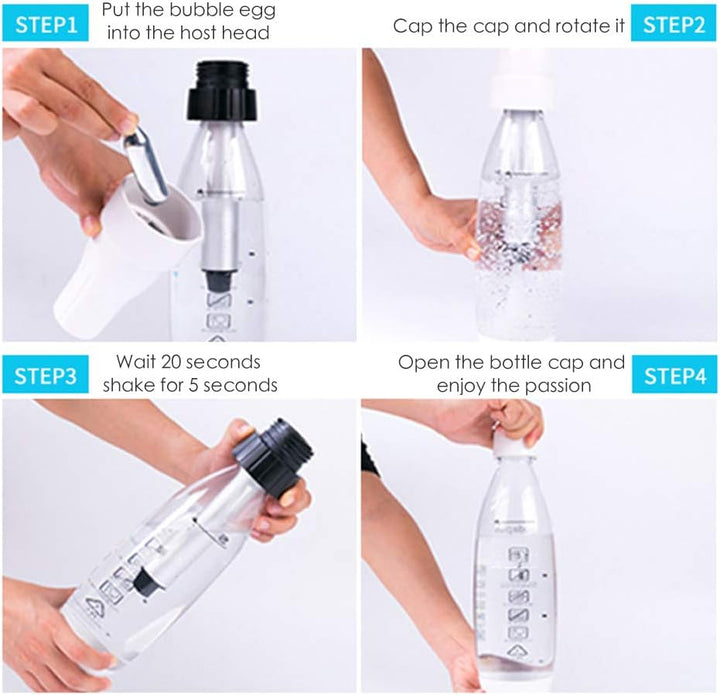 Tragbarer Soda-Maker, Sprudelwasserbereiter, Soda-Maschine, Seifenblasen-Soda-Maschine, Spender für