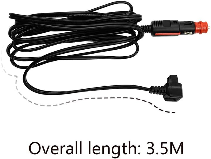Sarini 12 V/24 V DC-Netzteil,Autoladegerät,Autokühlschrank-Verlängerungskabel für Alpicool CF35 CX30