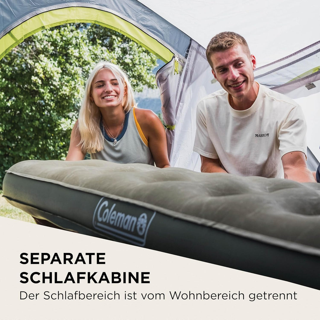 Coleman Darwin Zelt, kompaktes 2-4 Mann Kuppelzelt, leichtes 2-4 Personen Camping- und Wanderzelt, 1