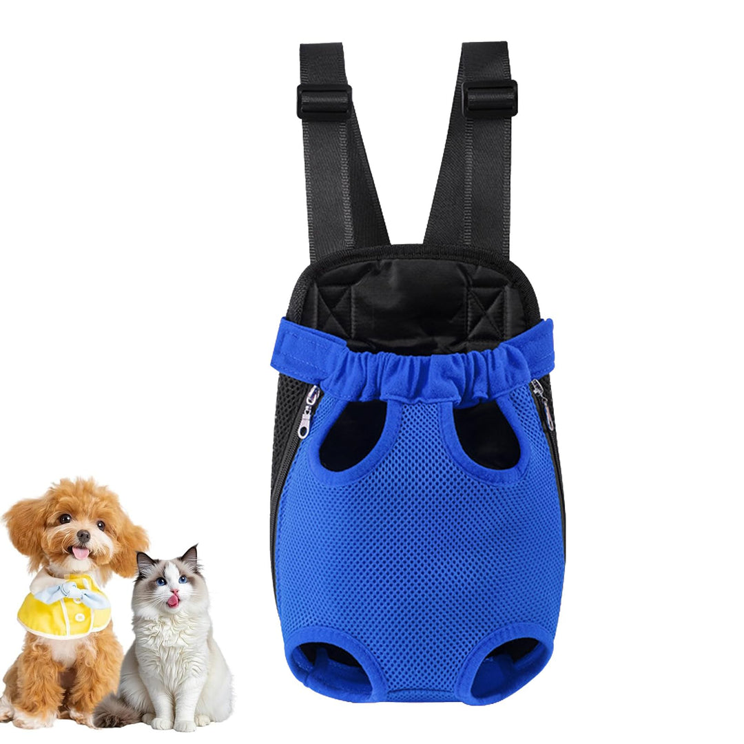 Hunde Rucksack Atmungsaktive für kleine/mittelgrosse Hunde Katzen Kaninchen | Verstellbare Schulterg